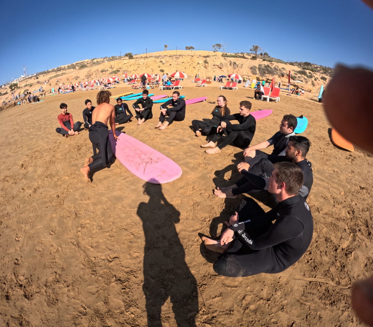 Surfboard and equipment at Yalla Surf Shop