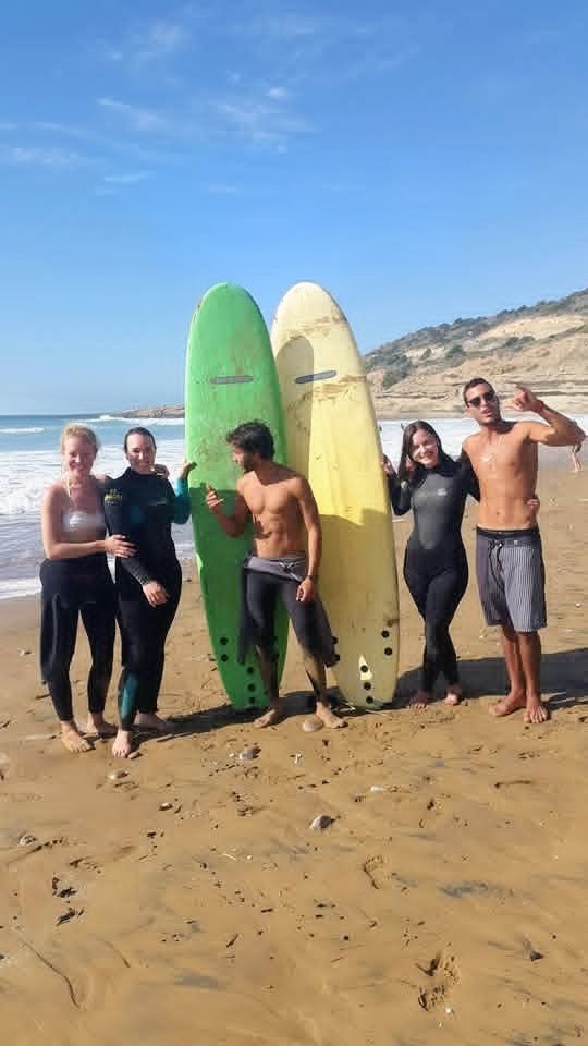 Yalla Surf Shop interior and gear